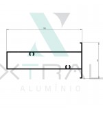XTL-270 - (P-570/ C 10,) - PESO LINEAR: 1,246kg/m