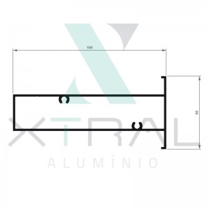 XTL-270 - (P-570/ C 10,) - PESO LINEAR: 1,246kg/m