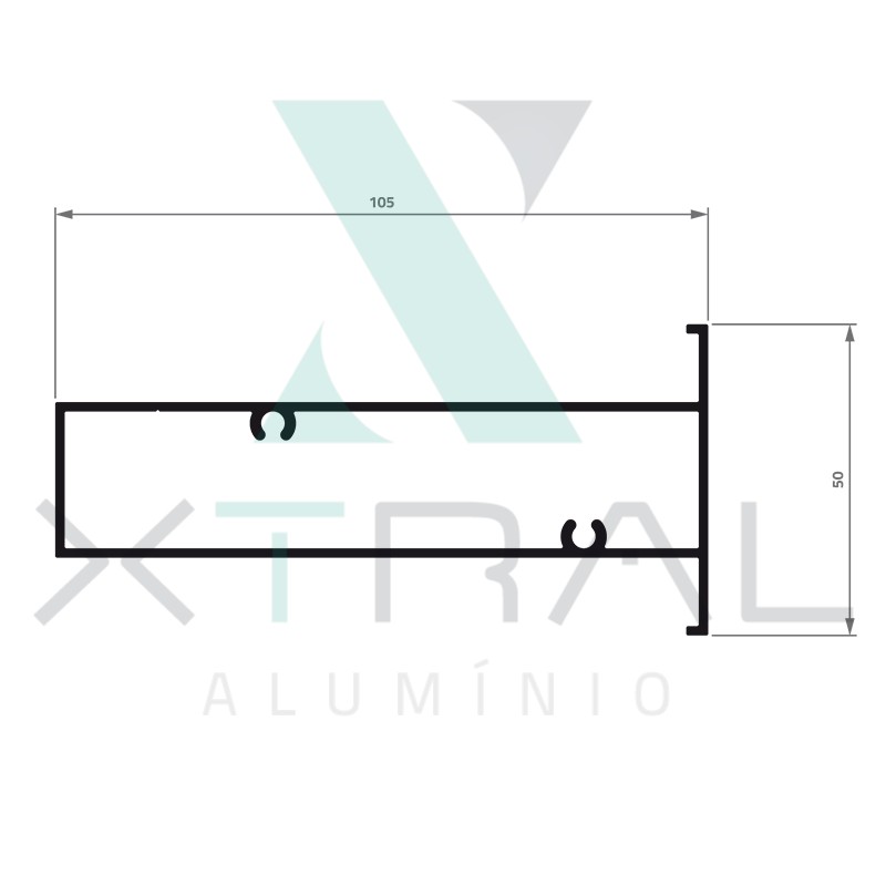 XTL-270 - (P-570/ C 10,) - PESO LINEAR: 1,246kg/m