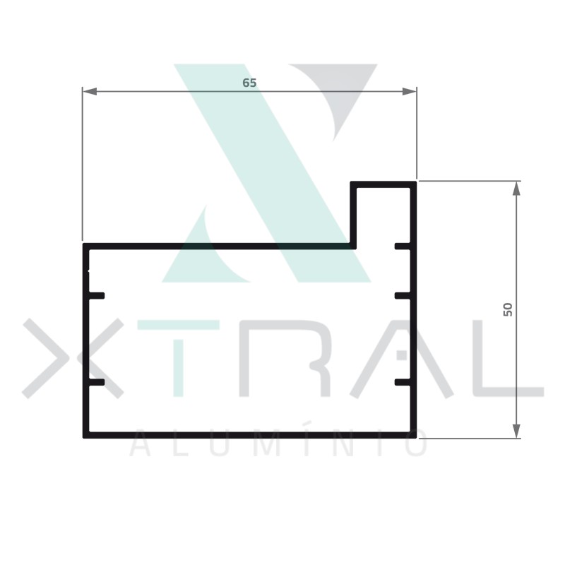 XTL-272 - (6550) - PESO LINEAR: 0,845kg/m