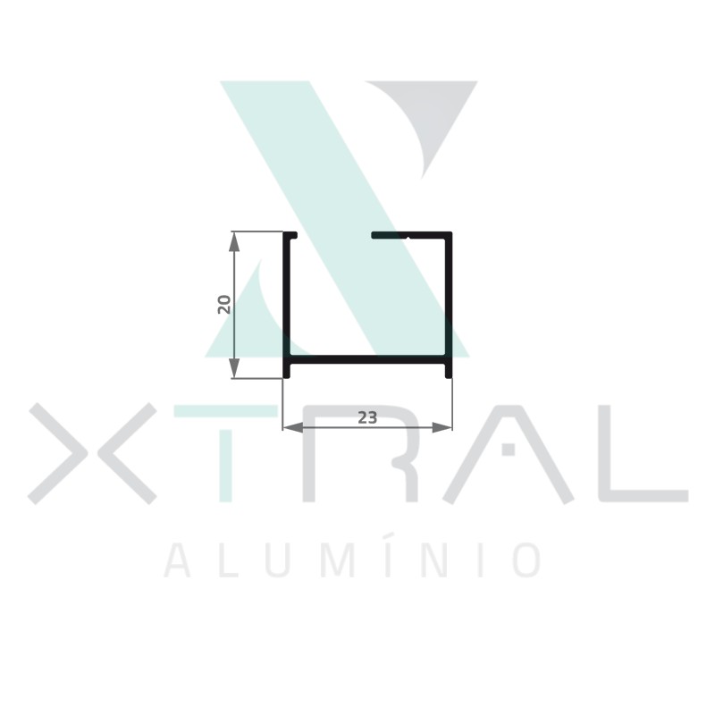 XTL-294 - (XTL-030) - PESO LINEAR: 0,206kg/m