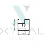 XTL-297 - (XTL-029) - PESO LINEAR: 0,245kg/m