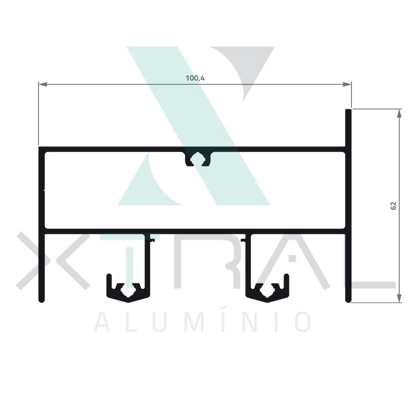 XTL-300 - (XG-004) - PESO LINEAR: 2,035kg/m