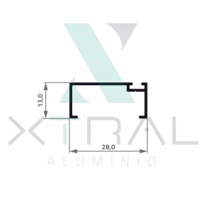 XTL-301 - (28T-601) - PESO LINEAR: 0,164kg/m