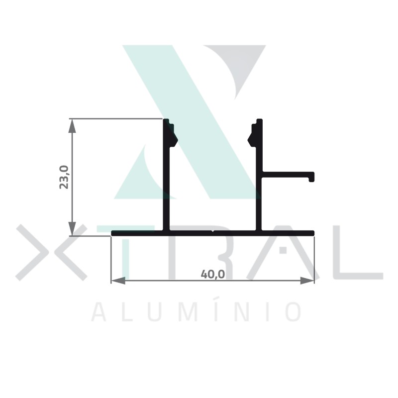 XTL-306 - (XTL-051) - PESO LINEAR: 0,354kg/m