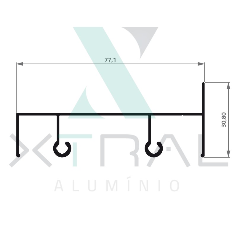 XTL-312 - (28T-063) - PESO LINEAR: 0,522kg/m