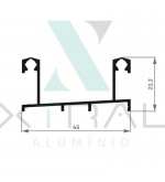 XTL-313 - (28T-888) - PESO LINEAR: 0,365kg/m
