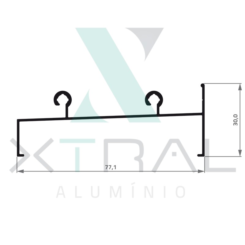 XTL-316 - (28T-059) - PESO LINEAR: 0,481kg/m