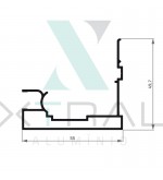 XTL-320 - (STL-833) - PESO LINEAR: 0,646kg/m