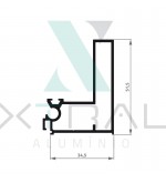 XTL-323 - (XA-245) - PESO LINEAR: 0,744kg/m