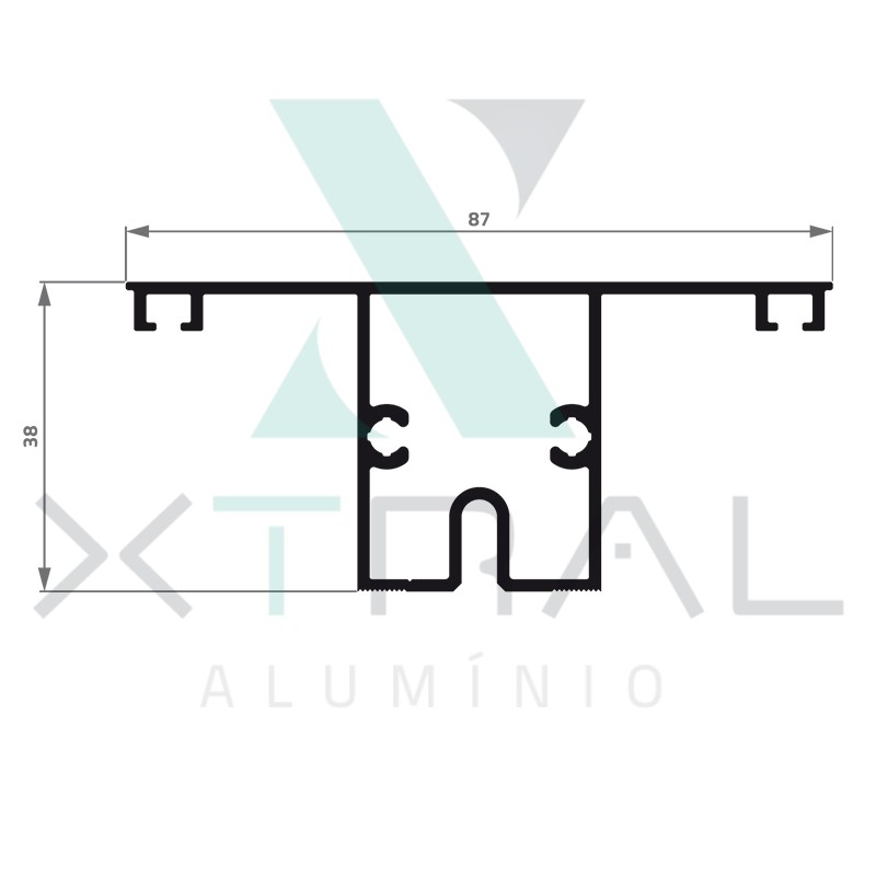 XTL-325 - (XA-204) - PESO LINEAR: 1,023kg/m
