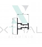 XTL-327 - (B-2) - PESO LINEAR: 0,361kg/m XTL-327 - (B-2) - PESO LINEAR: 0,361kg/m
