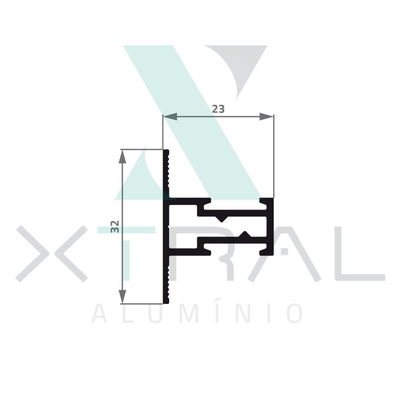 XTL-327 - (B-2) - PESO LINEAR: 0,361kg/m XTL-327 - (B-2) - PESO LINEAR: 0,361kg/m