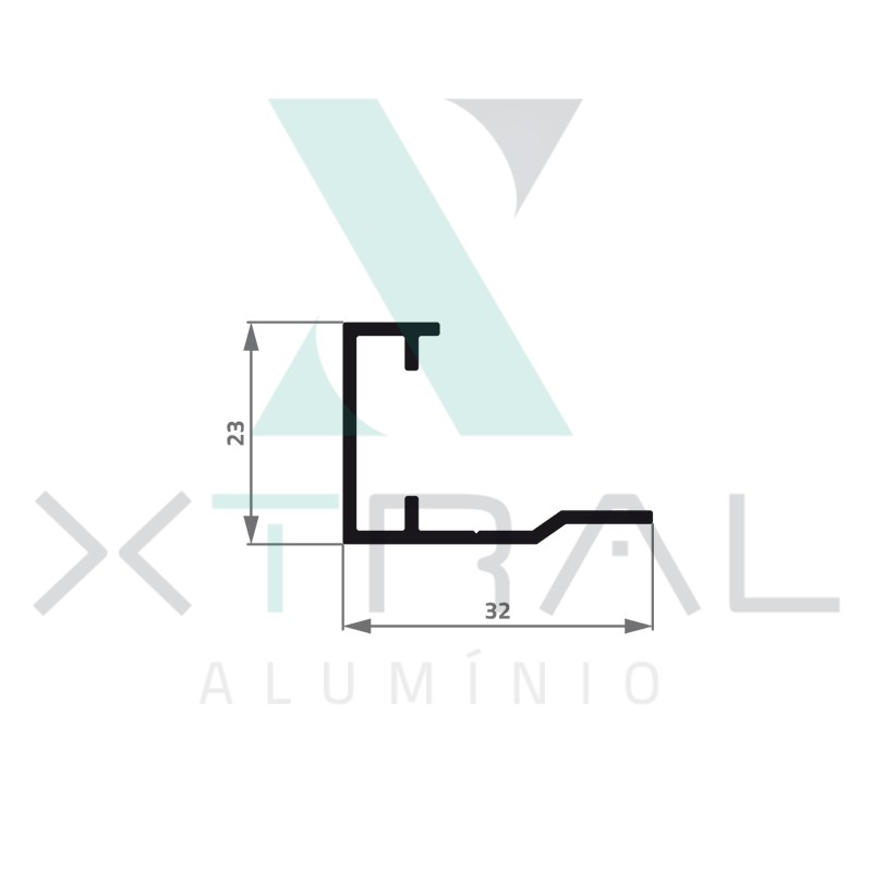 XTL-328 - (A-101) - PESO LINEAR: 0,265kg/m XTL-328 - (A-101) - PESO LINEAR: 0,265kg/m