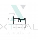XTL-343 - (28T-089) - PESO LINEAR: 0,329kg/m