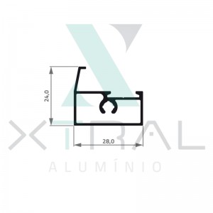 XTL-343 - (28T-089) - PESO LINEAR: 0,329kg/m