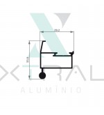 XTL-344 - (28T-076) - PESO LINEAR: 0,374kg/m