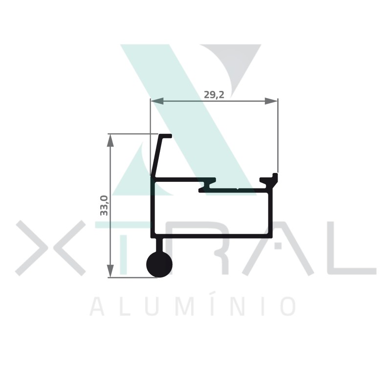 XTL-344 - (28T-076) - PESO LINEAR: 0,374kg/m