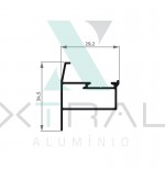 XTL-345 - (28T-075) - PESO LINEAR: 0,313kg/m