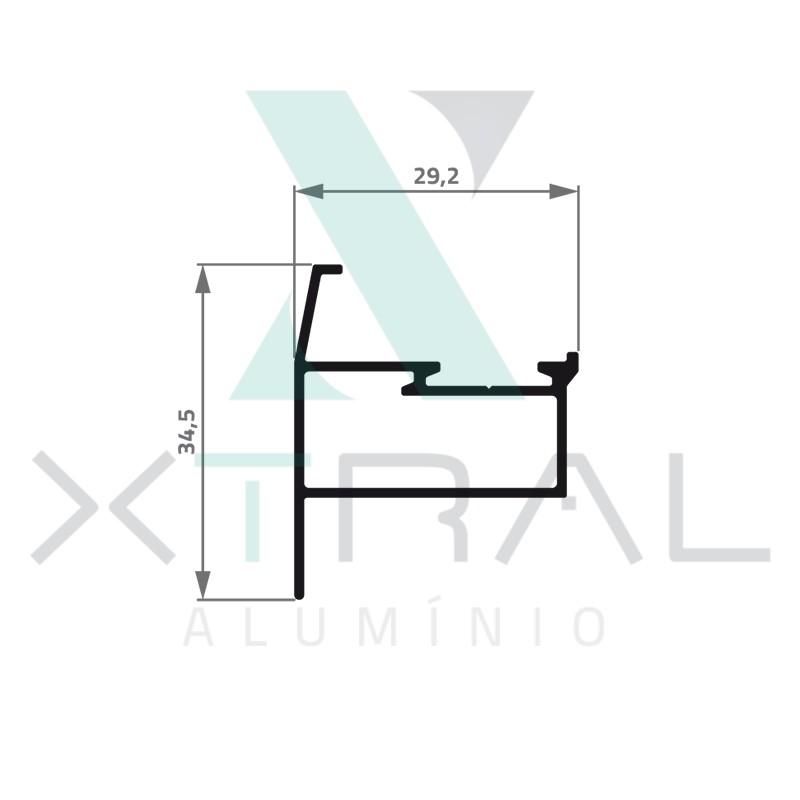 XTL-345 - (28T-075) - PESO LINEAR: 0,313kg/m