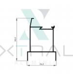 XTL-346 - (28T-072) - PESO LINEAR: 0,441kg/m