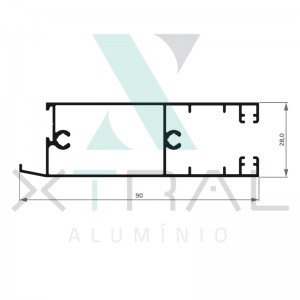 XTL-347 - (28T-517) - PESO LINEAR: 0,887kg/m