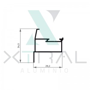 XTL-348 - (28T-600) - PESO LINEAR: 0,315kg/m