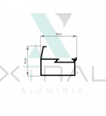 XTL-349 - (28T-599) - PESO LINEAR: 0,285kg/m