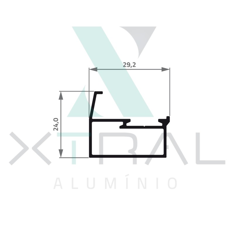 XTL-349 - (28T-599) - PESO LINEAR: 0,285kg/m