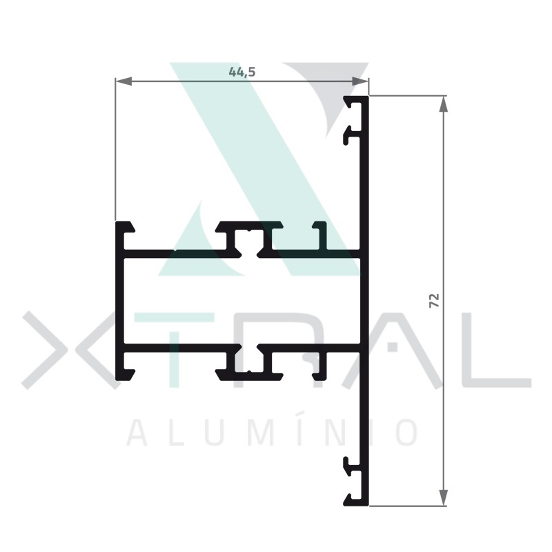 XTL-353 - (45-53-NI-112) - PESO LINEAR: 0,988kg/m
