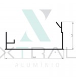 XTL-363 - (XTL-085) - PESO LINEAR: 0,792kg/m