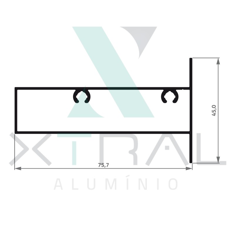 XTL-365 - (28T-065) - PESO LINEAR: 0,752kg/m