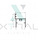 XTL-366 - (ESQ-004 C/OL) - PESO LINEAR: 0,35kg/m