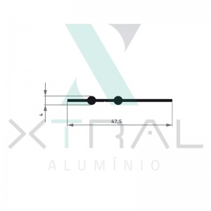 XTL-386 - (2913) - PESO LINEAR: 0,207kg/m