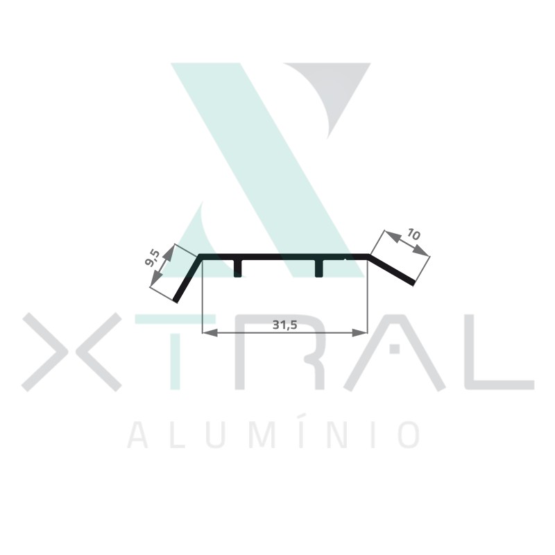 XTL-390 - (2258) - PESO LINEAR: 0,196kg/m