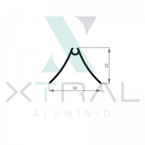 XTL-394 - (1060) - PESO LINEAR: 0,187kg/m
