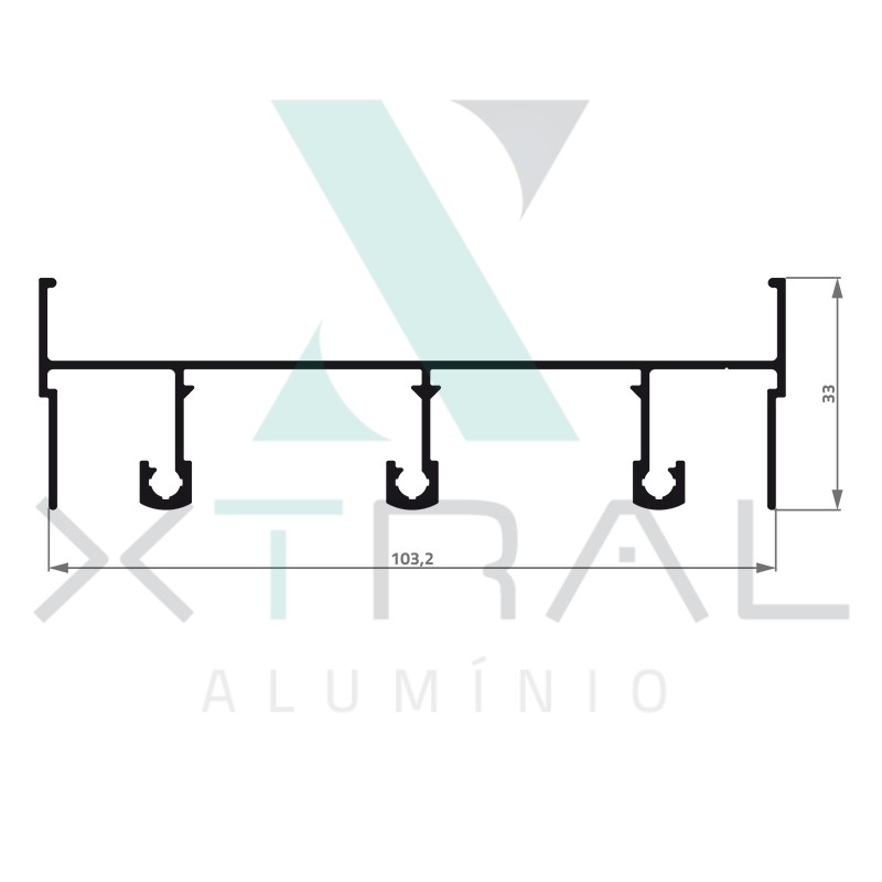 XTL-403 - (XS-010) - PESO LINEAR: 0,97kg/m