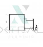 XTL-409 - (XS-049) - PESO LINEAR: 0,969kg/m