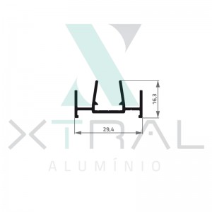 XTL-412 - (XS-291) - PESO LINEAR: 0,263kg/m