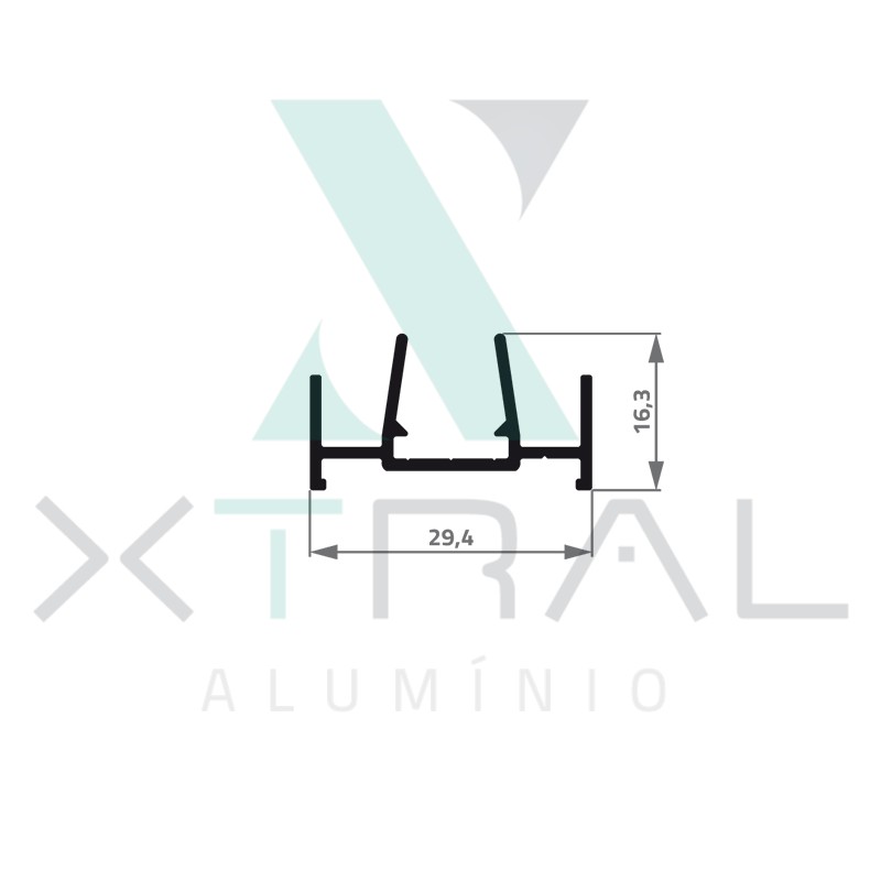 XTL-412 - (XS-291) - PESO LINEAR: 0,263kg/m