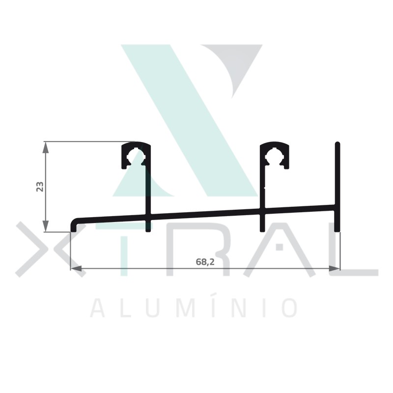 XTL-413 - (XS-260) - PESO LINEAR: 0,618kg/m