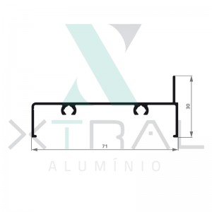 XTL-415 - (XS-004) - PESO LINEAR: 0,479kg/m