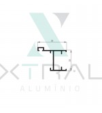 XTL-422 - (XS-079) - PESO LINEAR: 0,341kg/m