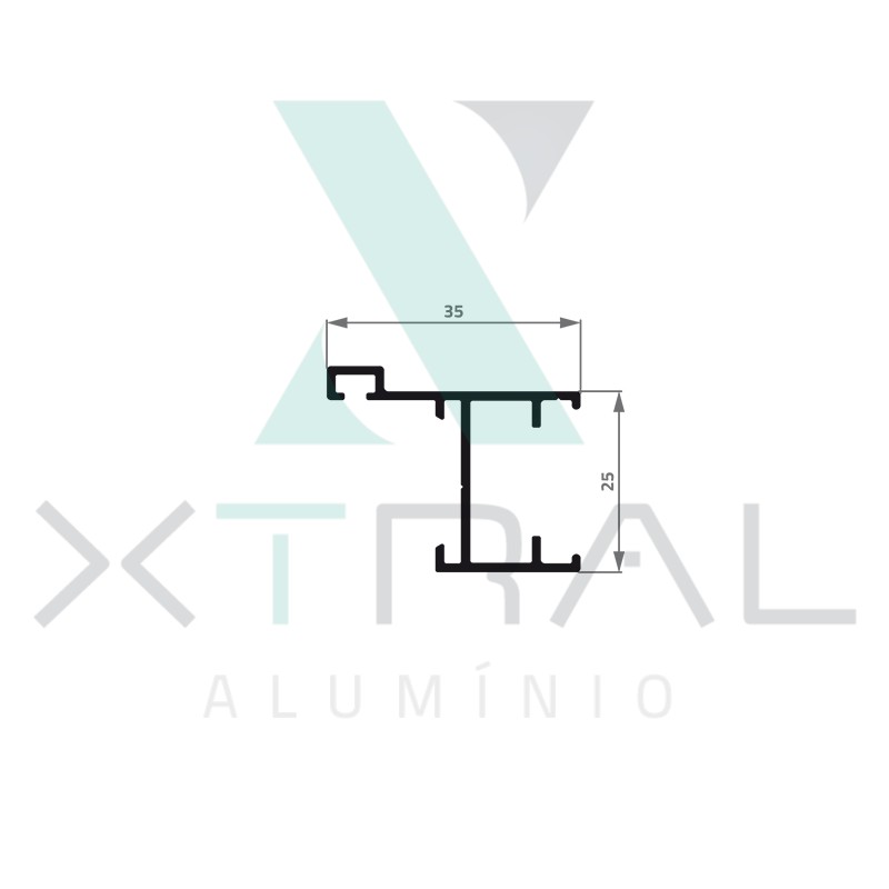 XTL-422 - (XS-079) - PESO LINEAR: 0,341kg/m