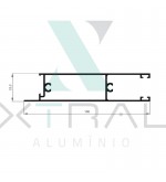 XTL-423 - (XS-225) - PESO LINEAR: 0,935kg/m