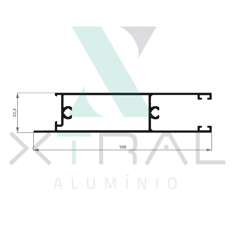 XTL-423 - (XS-225) - PESO LINEAR: 0,935kg/m