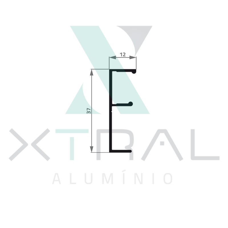 XTL-429 - (MP-347) - PESO LINEAR: 0,22kg/m