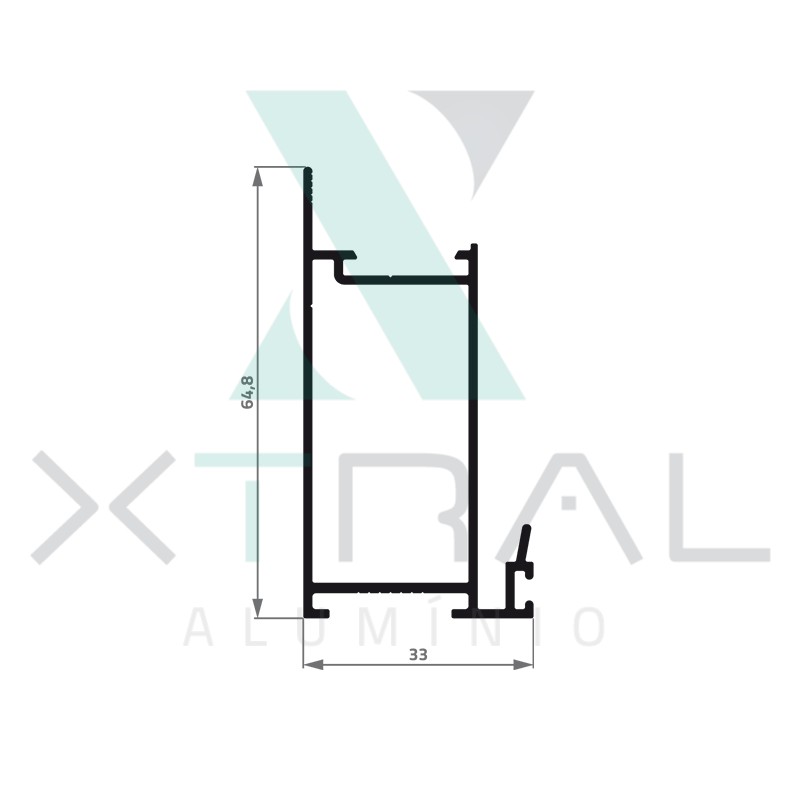 XTL-430 - (XS-242) - PESO LINEAR: 0,712kg/m