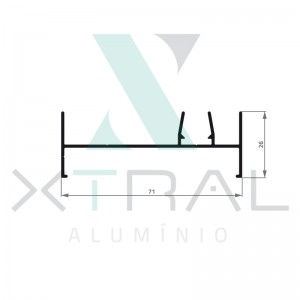 XTL-432 - (XS-003) - PESO LINEAR: 0,49kg/m