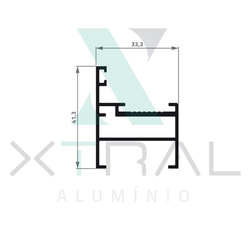 XTL-434 - (XS-279) - PESO LINEAR: 0,585kg/m